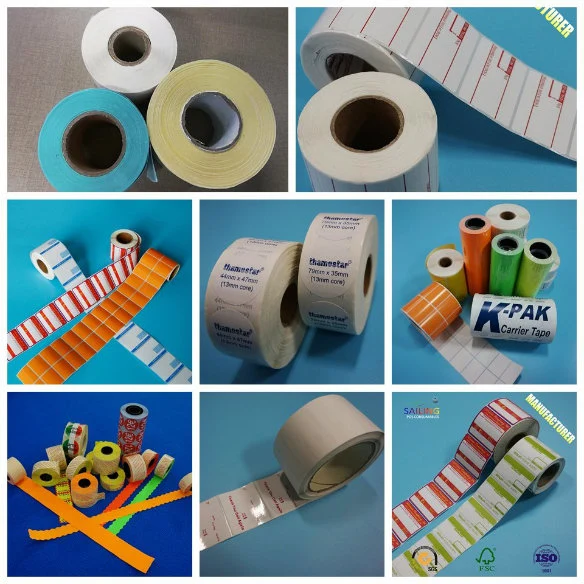 Thermal Transfer Labels Adhesive Thermal Label Jumbo Roll Stickers