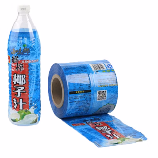 卸売カスタム デザイン印刷 OPP シュリンク PVC ラベル プラスチック水ボトルの包装ステッカー